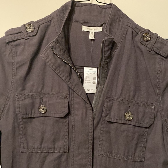 Maurices Gray Utility Jacket - Picture 4 of 5